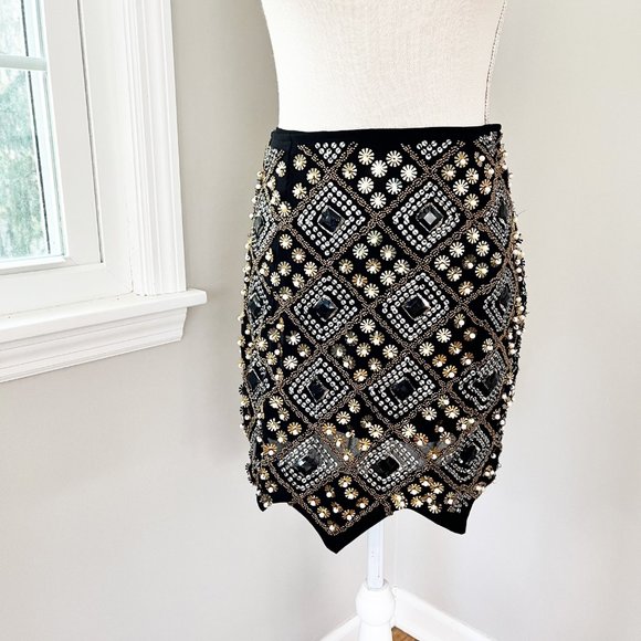 House of Harlow 1960 x Revolve Jimi Sequin Mini Skirt - Picture 2 of 15